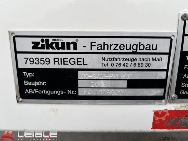Open semitrailer  Zikun*für Eisen*Plattform*Lenkachse*BPWEcoPlus