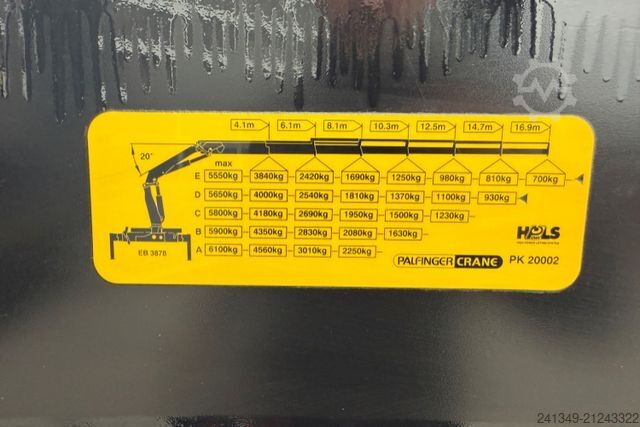 Autokran VOLVO FH-500 6x2 PK20002-6