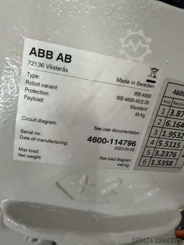 2x Industrieroboter IRB 4600 ABB ABB AB IRB 4600