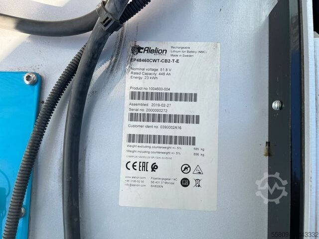 Electric 4-wheel forklift Toyota 8FBEK16T
