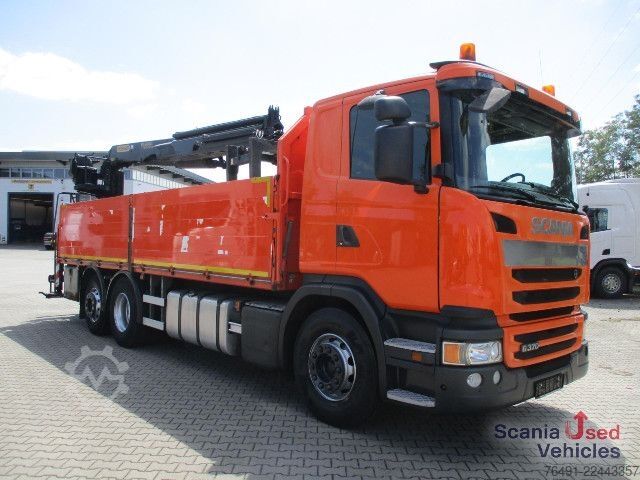 LKW mit Pritsche (offen) Scania G 370 LB6x2*4HNA / PK21001L, Steinzange