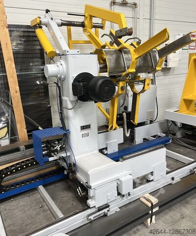 Motorized decoiler with coil turner HS-Maschinen RCA 181
