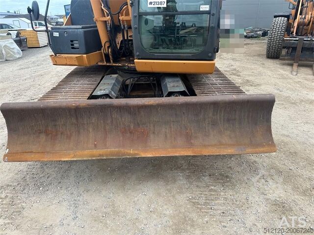 Crawler excavator CASE CX130B excavator w/rototilt and two buckets. WATCH