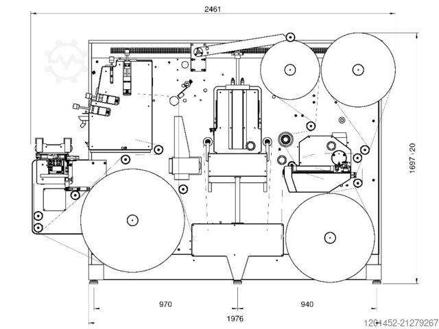 Semi Rotary Die Cutting Grafisk Maskinfabrik - GM DC330 Mini