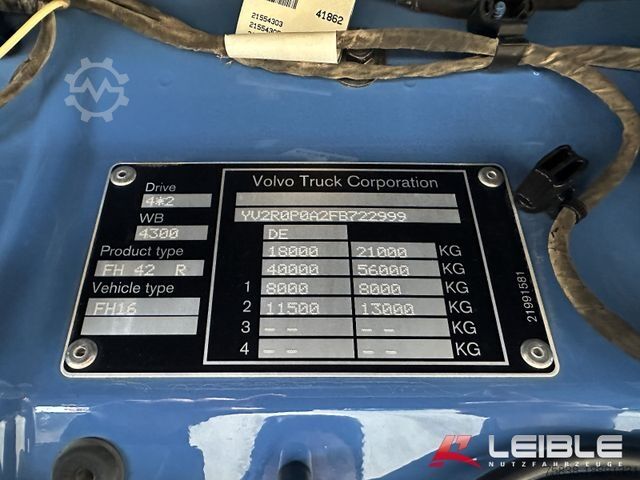 Dreiseitenkipper LKW VOLVO FH 16-750*Globe*Retarder*1a Zustand