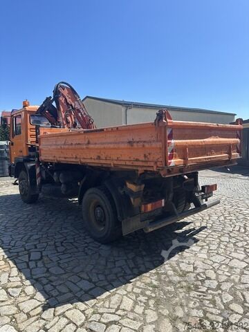 Tipper van man ME 18.250 ,4x4, 3-S-Ki.,Atlas-Kran 105.2, AHK