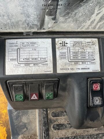 Elektro 4 Rad-Stapler Jungheinrich EFG550