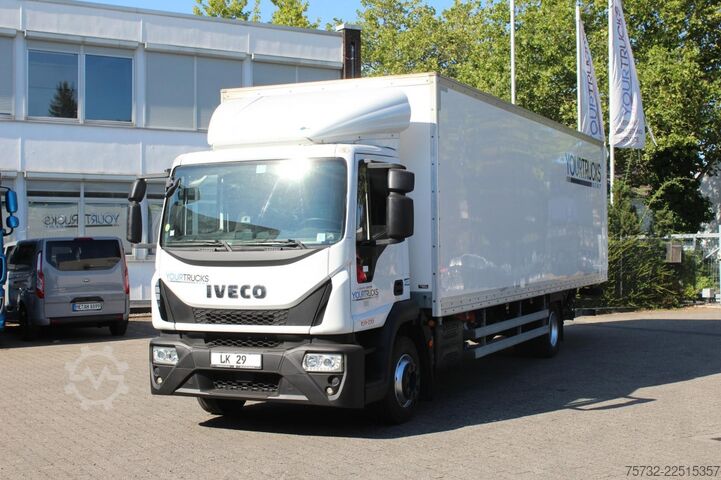 Box truck Iveco Eurocargo  120-210 E6 Koffer 8,6m Klima LBW1500Kg