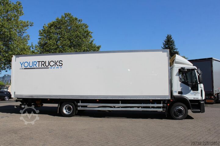 Box truck Iveco Eurocargo  120-210 E6 Koffer 8,6m Klima LBW1500Kg