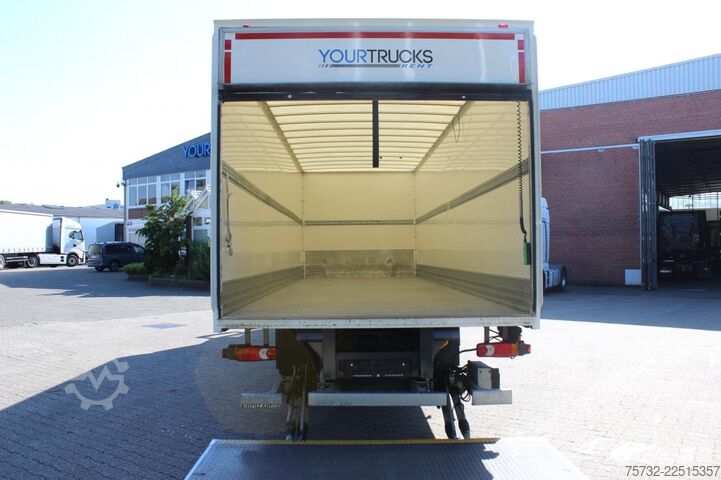 Box truck Iveco Eurocargo  120-210 E6 Koffer 8,6m Klima LBW1500Kg