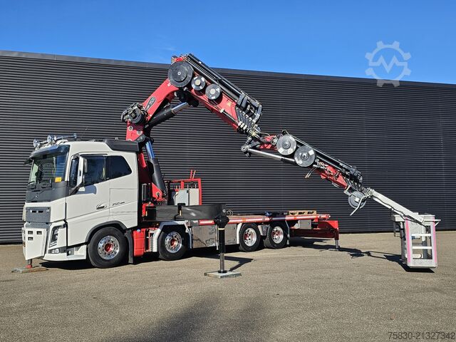 Crane truck Volvo FH 16 750 8x4 / HMF 95 tm / JIB / WINCH / WORK ...