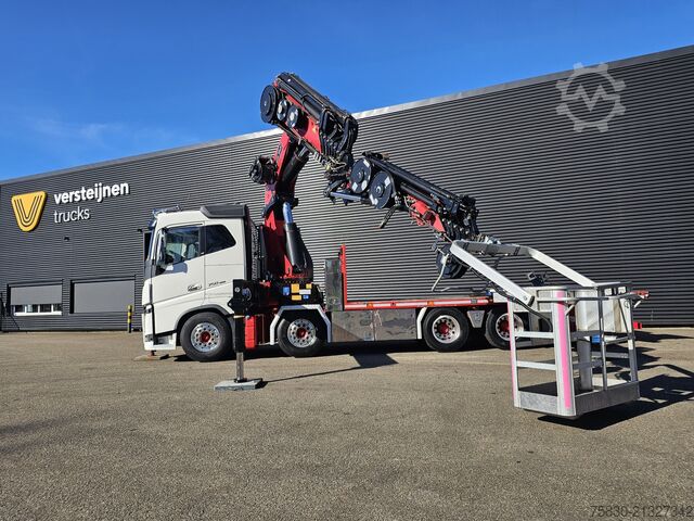 Crane truck Volvo FH 16 750 8x4 / HMF 95 tm / JIB / WINCH / WORK ...