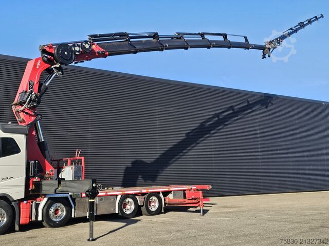 Crane truck Volvo FH 16 750 8x4 / HMF 95 tm / JIB / WINCH / WORK ...