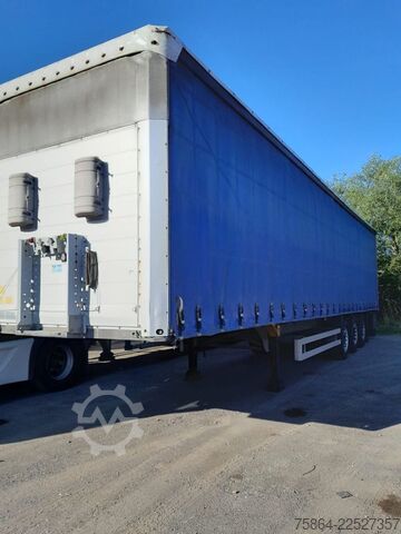 Open semitrailer with tarp KRONE SD , Standard