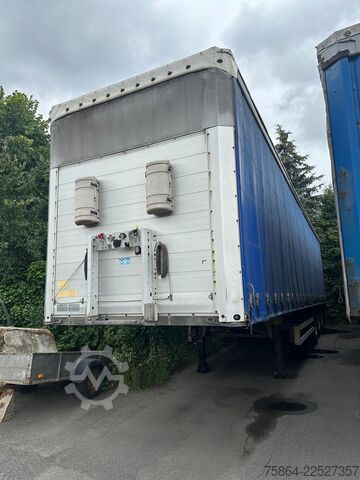 Open semitrailer with tarp KRONE SD , Standard