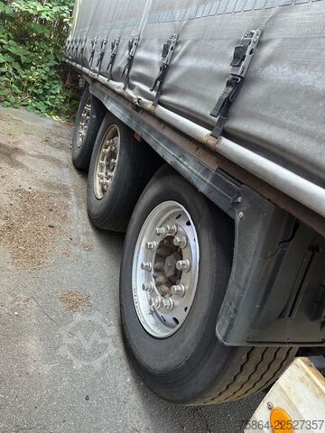 Open semitrailer with tarp KRONE SD , Standard