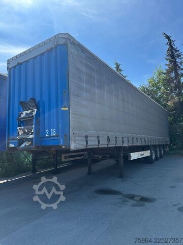 Open semitrailer with tarp KRONE SD , Standard