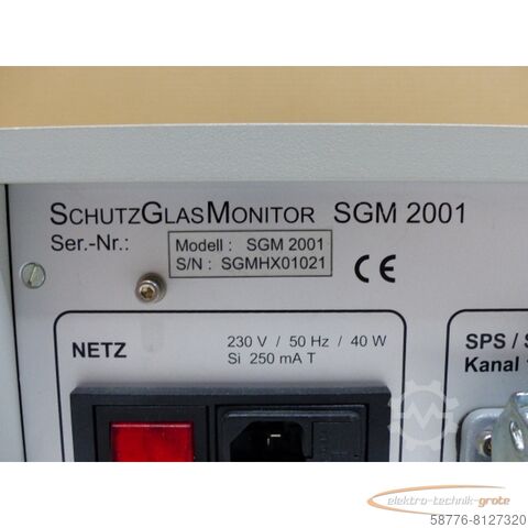 Komponente  Highyag SGM 2001 Schutz Glas Monitor