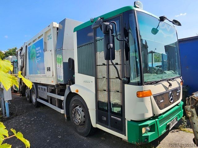 Garbage truck MERCEDES-BENZ 2629 Econic, 2 Kammern, PUREFI Euro 6 EQ Upgrade
