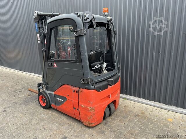 Electric 3-wheel forklift Linde E14-02