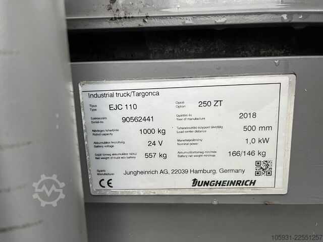 Deichselstapler Jungheinrich EJC110