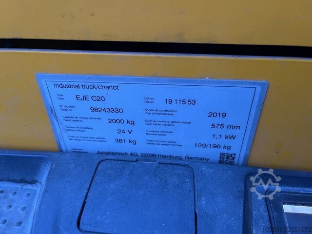 Electric Pallet Truck Jungheinrich EJEC20