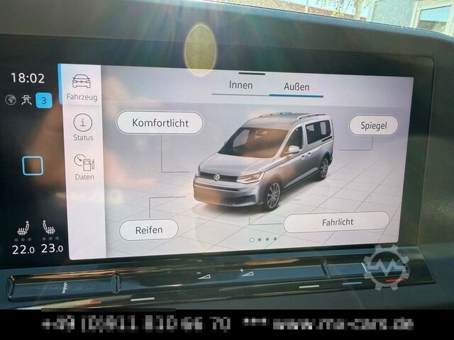 Panel van VW Caddy Maxi Aut. Klima Navi Kamera 2 Schiebetüren