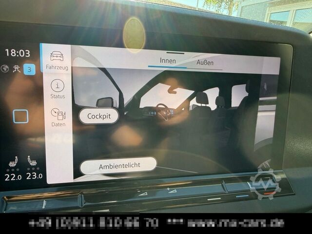 Panel van VW Caddy Maxi Aut. Klima Navi Kamera 2 Schiebetüren