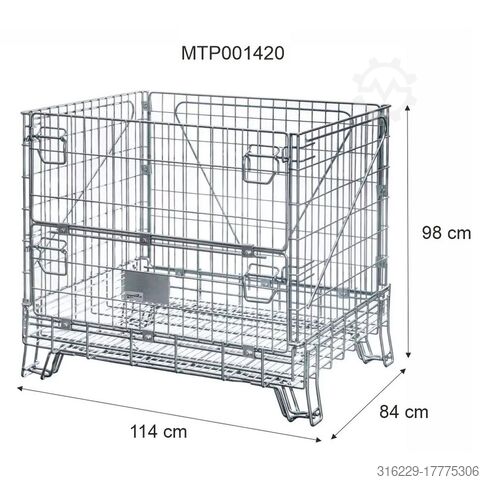 Gitterbox-Mesh-Container. Mega-M 
