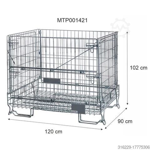 Gitterbox-Mesh-Container. Mega-M 