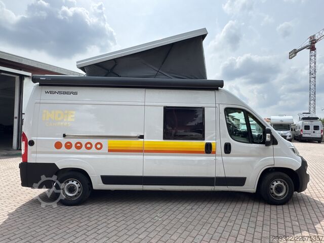 Wohnwagen/Wohnmobil 2023 Fiat Ducato Weinsberg Carabus | Manuale | Tetto a Soffietto