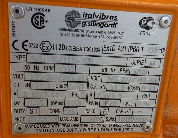 1200 mm Stainless Steel Vibrating Screen Allgaier Process Technology ALLGAIER WERKE D1200