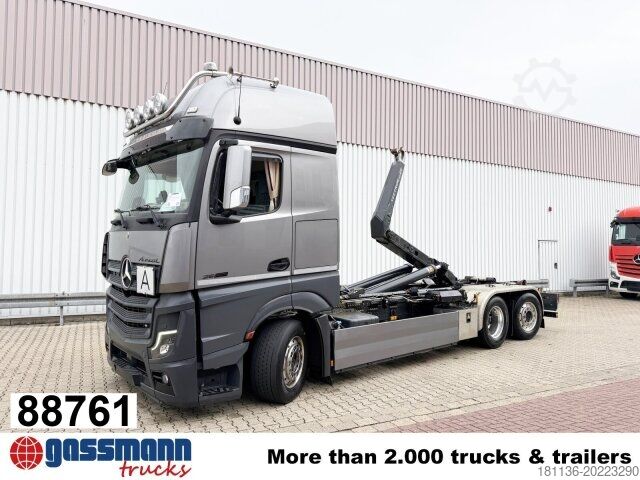 Abrollkipper Mercedes-Benz Actros 2552 L 6x2, Lenk/Lift, Retarder, GigaSpace,