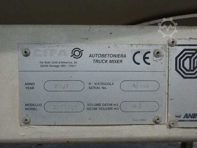 Concrete mixer truck Mercedes-Benz ACTROS 4146
