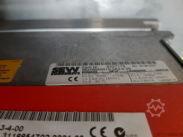 Frequency Converter SEW-EURODRIVE MDX60A00155A3400