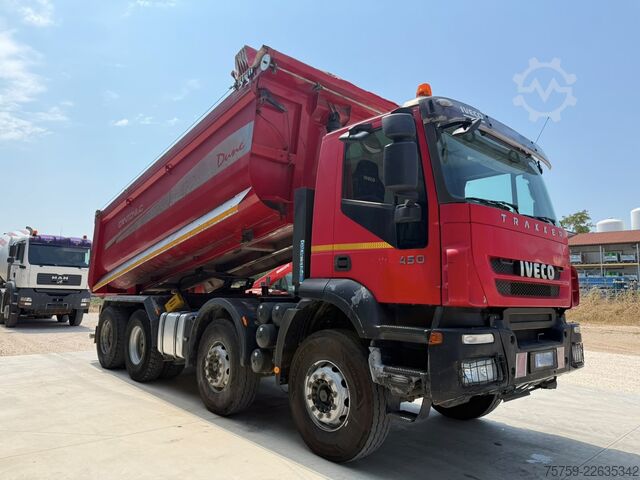Wechselfahrgestell LKW Iveco Trakker 410T45 Wechsel BETON+KIPPER 40T
