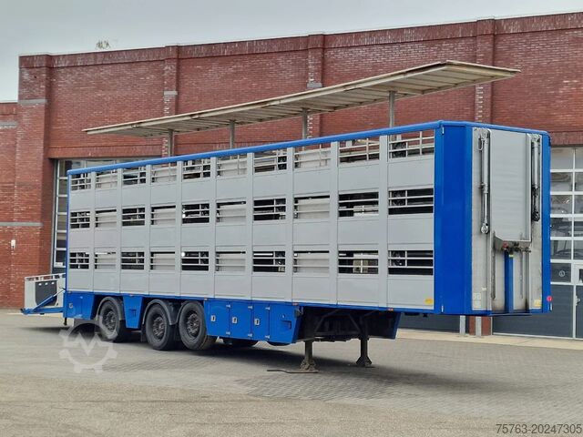 Cattle transport Berdex 0S1227 - 3 deck Livestock - Loadlift - Steering...