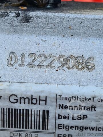 Zinkenverstellgerät DURVEN DKP 80 P