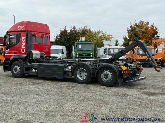 Abrollkipper Iveco Stralis AT260 CNG Erdgas 6x2 Meiller RS2165 FB