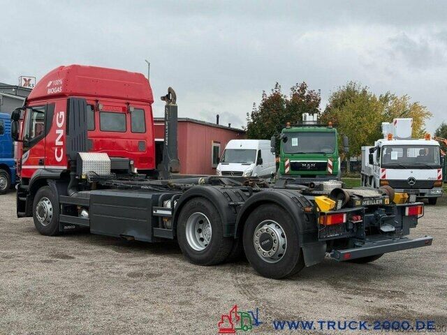 Abrollkipper Iveco Stralis AT260 CNG Erdgas 6x2 Meiller RS2165 FB