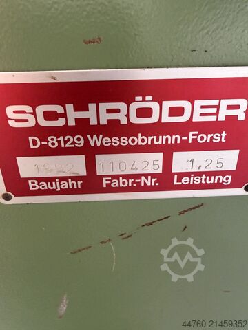 Swivel bending machine and guillotine shears Schröder TS & AK