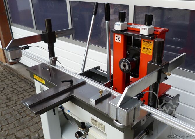 Langlochbohrmaschine Dübelbohrmaschine GANNOMAT mit Lieferung nach D und in EU JUNIOR 323 m Raster + 2 Ebenen