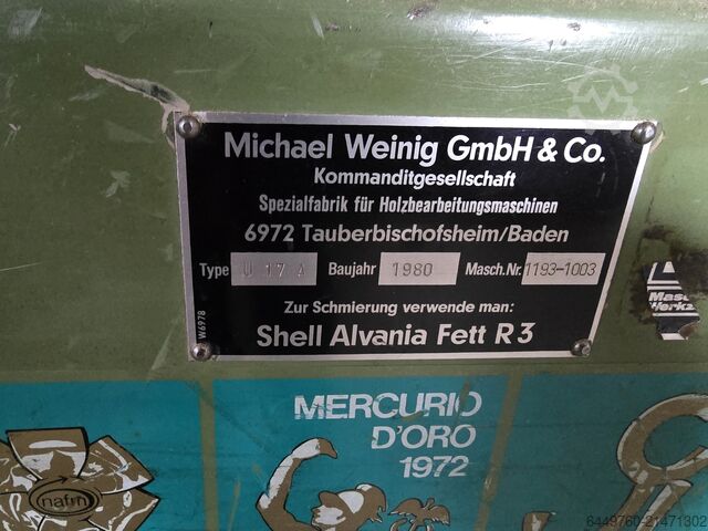 Vier-Seiten-Hobelmaschine WEINIG U 17 A
