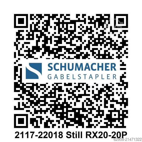 Elektro-4-Rad-Gabelstapler, STILL, RX20 STILL RX20-20P | Battery 2022 | Only 823 hours