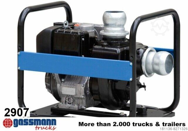 Tanker truck - Wasserpumpe 4,3 ltr, 108m³/Std 1.800l/min, Pumphöhe: 8m - Preis je nach Größe