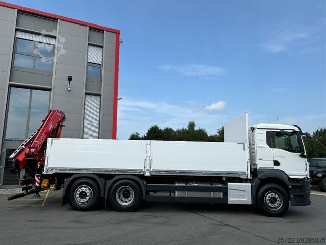 LKW mit Pritsche (offen) MAN TGS 26.480/520 6x2-4BL LADEKRAN FASSI/ PALFINGER