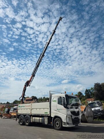 LKW mit Pritsche (offen) VOLVO FH 500 / 6X4 / EEV / 18m Atlas Kran