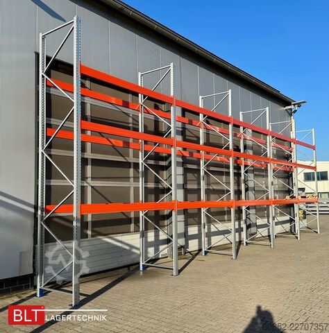 Schwerlastregal ca. 14 lfm. Palettenregale H: 500cm Fachlast: 4500 kg , 60 Palettenplätze