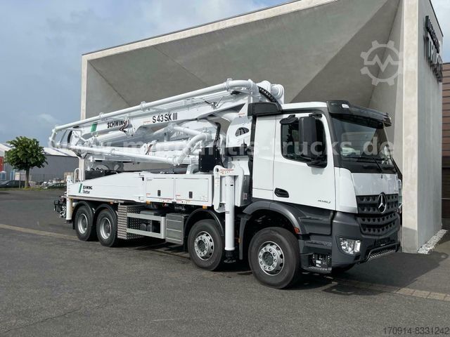 Betonpumpen-LKW MERCEDES-BENZ Arocs 4140 8x4 EURO3 Schwing S43 SX III