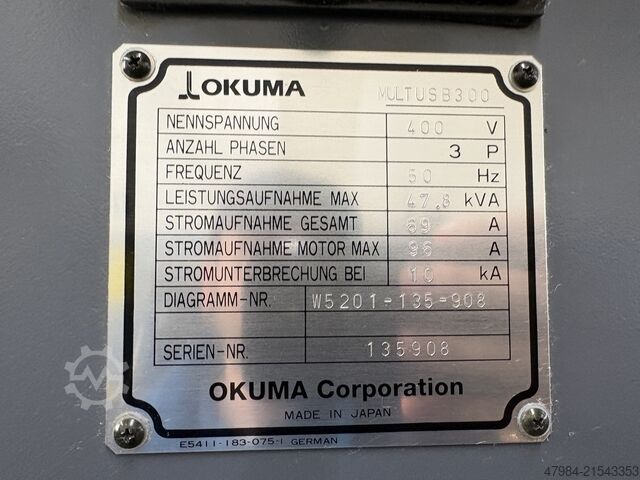 CNC-Dreh- und Fräszentrum OKUMA MULTUS B 300